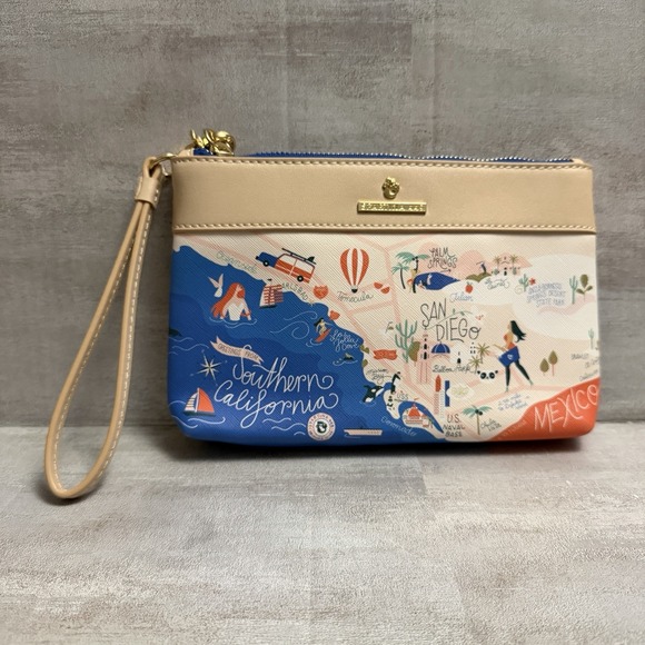 Spartina 449 Handbags - Spartina 449 Southern California Scout Wristlet Wallet Los Angeles San Diego